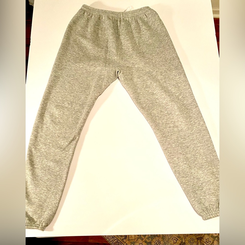 Pannill Gray jogging pants/ sweatpants, elastic waistband, X-large